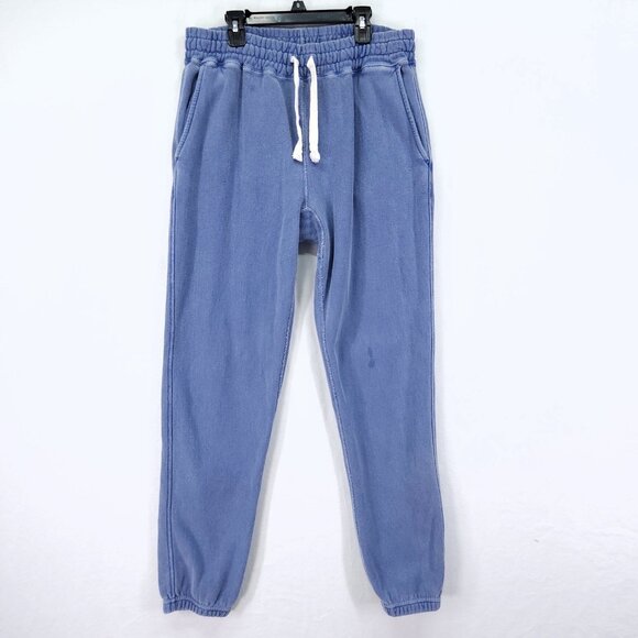 Todd Snyder Jogger Sweatpants Mens Medium Stretch Drawstring Blue Pockets - Picture 1 of 15